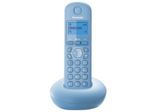 изображение Беспроводной телефон Panasonic KX-TGB210RUF DECT (радиотелефон) , цвет: голубой магазин Компании Интерком-НН картинка Panasonic KX-TGB210RUF - Беспроводной телефон DECT (радиотелефон) , цвет: голубой от магазина Интерком-НН