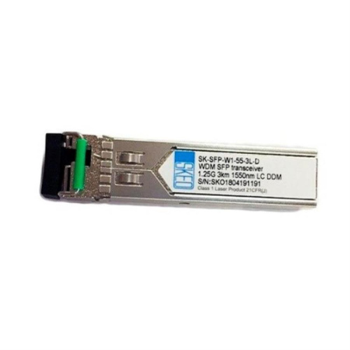 изображение Модуль WDM SFP 1.25 Gb/s, 1550nm 3 км, LC DDM SK-SFP-W1-55-3L-D магазин Компании Интерком-НН картинка SK-SFP-W1-55-3L-D Модуль WDM SFP 1.25 Gb/s, 1550nm 3 км, LC DDM от магазина Интерком-НН