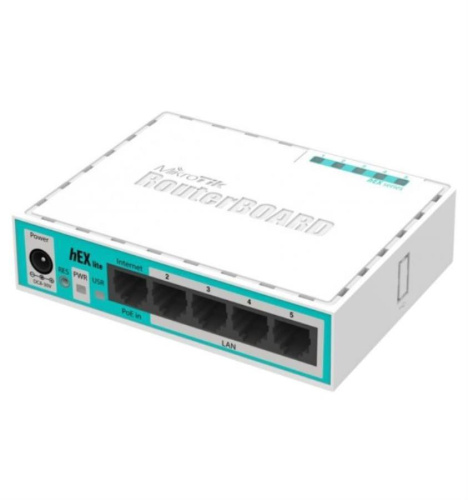 картинка MikroTik Routerboard RB750r2,  5xport LAN Router,  маршрутизатор от магазина Интерком-НН