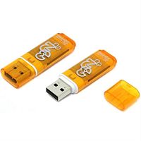 картинка Память USB 32Gb Smart Buy Glossy оранжевый (SB32GBGS-Or) от магазина Интерком-НН