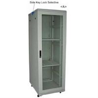 картинка Шкаф напольный 19", 42U, (600х600), серый (WT-2041B-42U-WO-600x600-G) от магазина Интерком-НН