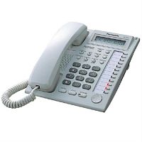 картинка Panasonic KX-T7730RU Системный телефон 12кнопок  с индикацией, 1строчный дисплей , спикерфон от магазина Интерком-НН
