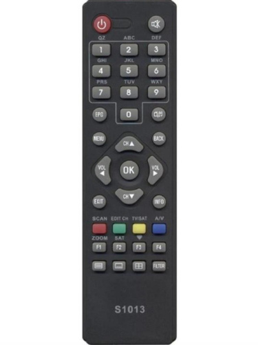 картинка Huayu S1013 (19136) пульт дистанционного управления (ПДУ) для спутникового ресивера от магазина Интерком-НН