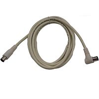 картинка Кабель антенный удлинительный разъемы M-М, угловой разъем, 3 метра от магазина Интерком-НН