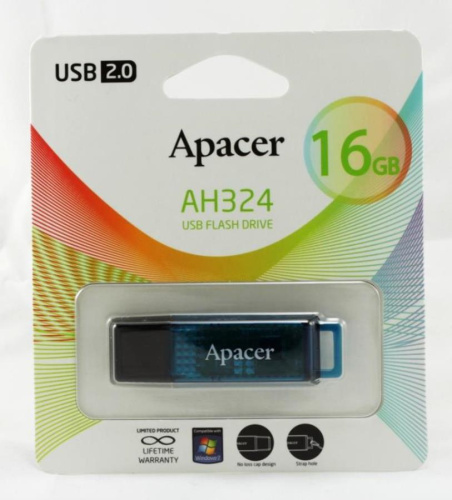 картинка Память USB 4Gb Apacer AH324 голубой аква от магазина Интерком-НН фото 2