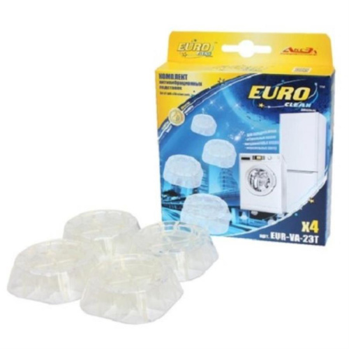 картинка EURO Clean EUR-VA-23T Антивибрационные подставки под ножки стиральных, посудомоечных машин от магазина Интерком-НН
