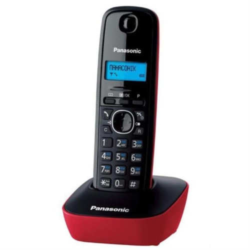 изображение Panasonic KX-TG1611RUR DECT (радиотелефон) , цвет: красный магазин Компании Интерком-НН картинка Panasonic KX-TG1611RUR - DECT (радиотелефон) , цвет: красный от магазина Интерком-НН
