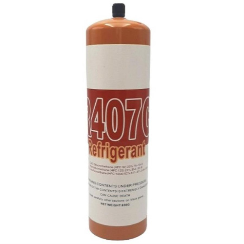 картинка Газ R407C баллон 650 грамм (фреон, хладон, хладагент) с клапаном от магазина Интерком-НН