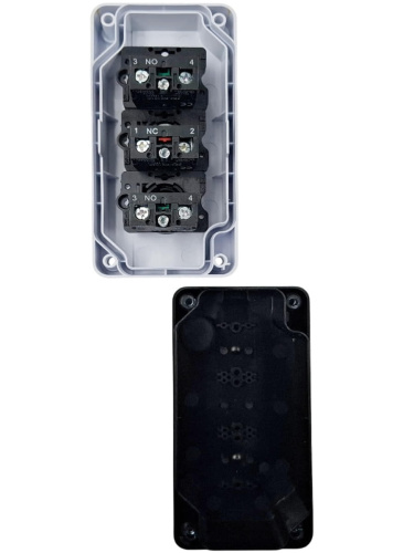 картинка Пост управления трехкнопочный для коммутации электрических цепей управления подъемными механизмами  от магазина Интерком-НН фото 3