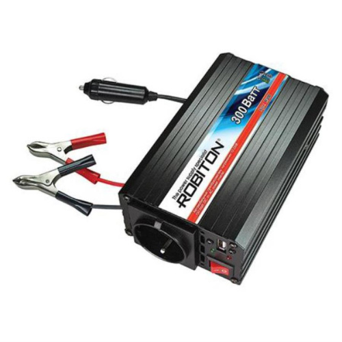 картинка Robiton R300 Автомобильный преобразователь напряжения 300Вт с USB выходом от магазина Интерком-НН фото 2