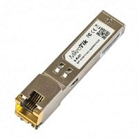 картинка Mikrotik S-RJ01 Трансивер Mikrotik 10/100/1000Mbit/s SFP - RJ45 Gigabit Ethernet  от магазина Интерком-НН