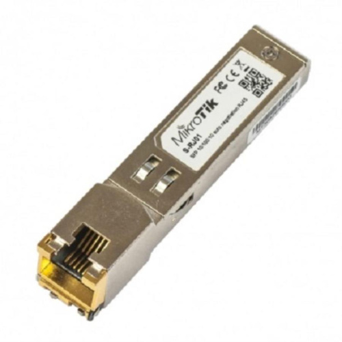 картинка Mikrotik S-RJ01 Трансивер Mikrotik 10/100/1000Mbit/s SFP - RJ45 Gigabit Ethernet  от магазина Интерком-НН
