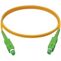 картинка Патч-корд оптический (optic patch cord) SC/APC-SC/APC SM 9/125мкм одномодовый (simplex) 0.5 метра от магазина Интерком-НН