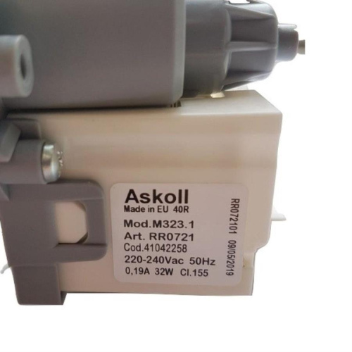 картинка Askoll 41019104 (41042258) Мотор сливного насоса (помпа) M253 0,20А для стиральной машины Candy от магазина Интерком-НН фото 2