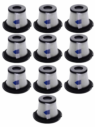 картинка Комплект 10шт HEPA фильтров для беспроводного ручного пылесоса Moosoo K17, Dibea C17, T6, T1 от магазина Интерком-НН