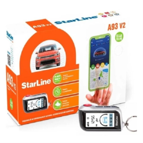 картинка StarLine A93 v2 2CAN+2LIN автосигнализация с автозапуском дальностью оповещения до 2000 метров от магазина Интерком-НН фото 2