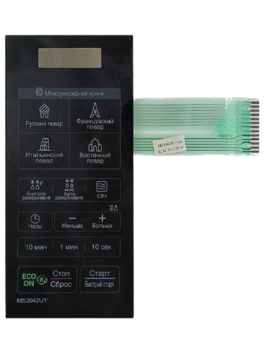 картинка LG MFM62977201 Сенсорная панель управления СВЧ MS2042UY черный от магазина Интерком-НН
