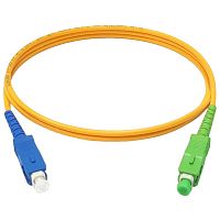 картинка Патч-корд оптический (optic patch cord) SC/UPC-SC/APC SM 9/125мкм одномодовый (simplex) 2 метра от магазина Интерком-НН
