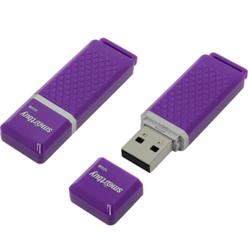 изображение Память USB 32Gb Smart Buy Quartz фиолетовый 2.0 (SB32GBQZ-V) магазин Компании Интерком-НН картинка Память USB 32Gb Smart Buy Quartz фиолетовый 2.0 (SB32GBQZ-V) от магазина Интерком-НН
