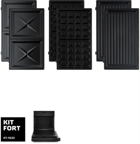 картинка Электрогриль Kitfort KT-1632 1000Вт черный от магазина Интерком-НН фото 3