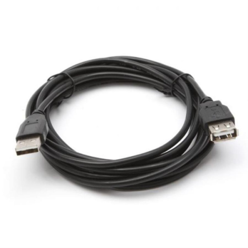 изображение Кабель-удлинитель USB 2.0 AM/AF 1.0м черный (пакет) K801 магазин Компании Интерком-НН картинка Кабель-удлинитель USB 2.0 AM/AF 1.0м черный (пакет) K801 от магазина Интерком-НН