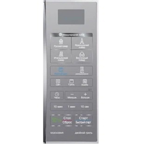 картинка LG MFM62957304 Сенсорная панель управления, мембрана для СВЧ MG6343BMR черный от магазина Интерком-НН фото 2