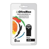 картинка Память USB 8Gb OltraMax 210 черный (OM-8GB-210-Black) от магазина Интерком-НН