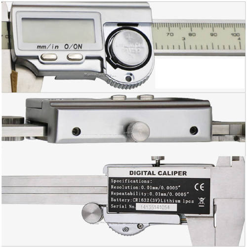 картинка Штангенциркуль 5111-150 электронный 0-150мм большой ЖК-дисплей IP67, нержавеющая сталь от магазина Интерком-НН фото 2