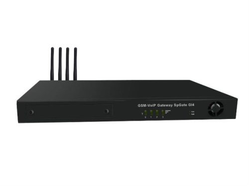картинка SpGate GI4 GSM-VoIP Шлюз на 4 канала с функциями IP-АТС  от магазина Интерком-НН