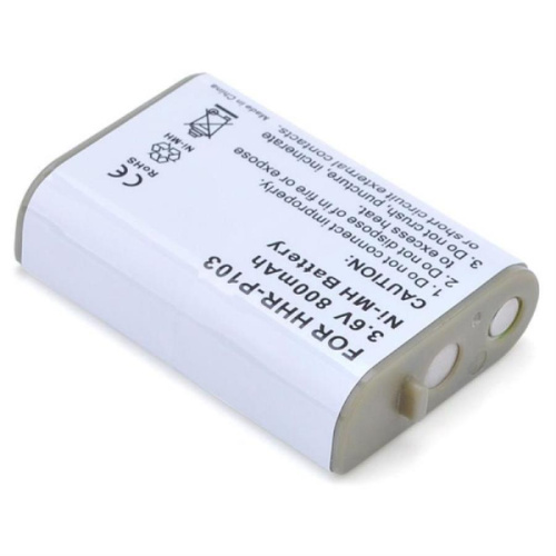 изображение Аккумулятор HHR-P103 3,6V 800mAh для DECT телефонов Panasonic KX-TCD 566, KX-TCD586, KX-TCA255 магазин Компании Интерком-НН фото 2 картинка Аккумулятор HHR-P103 3,6V 800mAh для DECT телефонов Panasonic KX-TCA255, KX-TCD566, KX-TCD586 от магазина Интерком-НН фото 2