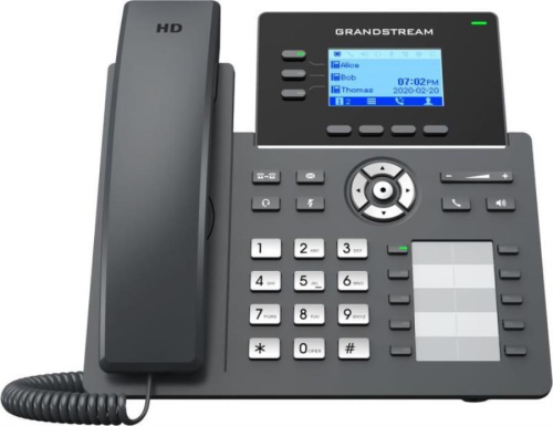 изображение Телефон IP Grandstream GRP-2604P черный магазин Компании Интерком-НН картинка Телефон IP Grandstream GRP-2604P черный от магазина Интерком-НН