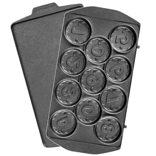 картинка Redmond RAMB-32 панель "цифры в круге" 2шт (форма для выпечки печенья) для мультипекаря 6 серии от магазина Интерком-НН фото 3