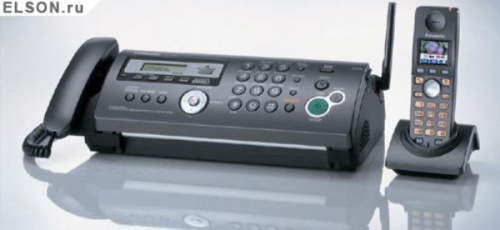 изображение Телефакс Panasonic KX-FC258RUT термоперенос, цвет серый магазин Компании Интерком-НН фото 2 картинка Panasonic KX-FC258RUT Телефакс, термоперенос, цвет серый от магазина Интерком-НН фото 2