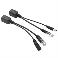 картинка Orient nt-633poe B комплект PoE (инжектор + сплиттер) для передачи питания по витой паре, черный от магазина Интерком-НН