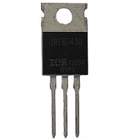 картинка Транзистор IRFB7430PBF N-канал 40В 195А 1.3мОм (TO-220АB) от магазина Интерком-НН