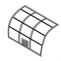 картинка Panasonic CWD001110 фильтр внутреннего блока кондиционера CS-PA7DKD, CS-PA9DKD, CS-PA7DKD от магазина Интерком-НН