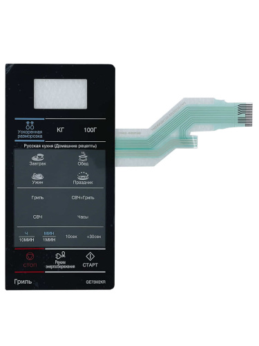 картинка Samsung DE34-00386K сенсорная панель управления для микроволновой печи (СВЧ) GE73M2KR черный от магазина Интерком-НН фото 3