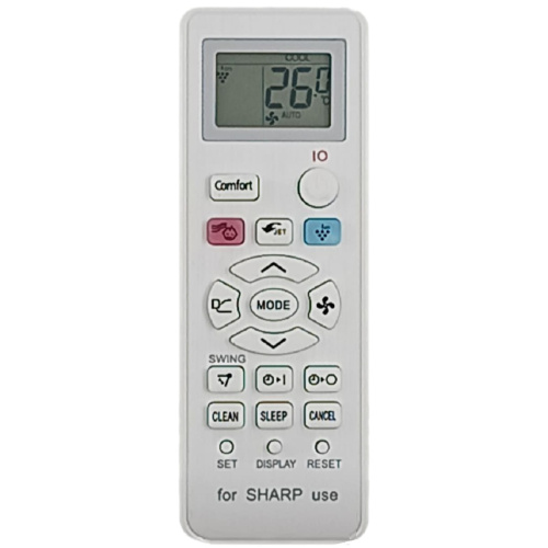изображение Пульт KT-SH02 универсальный для кондиционера Sharp магазин Компании Интерком-НН картинка Пульт KT-SH02 универсальный для кондиционера Sharp от магазина Интерком-НН