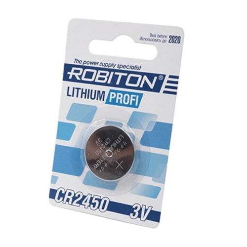 изображение Элемент питания (батарейка) CR2450 Robiton R-CR2450-BL1 магазин Компании Интерком-НН картинка Robiton R-CR2450-BL1 Элемент питания (батарейка) CR2450 от магазина Интерком-НН