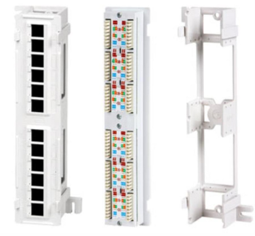 картинка PL-12-C5E-WL патч-панель настенная RJ-45, Cat.5е, 12 портов с подставкой от магазина Интерком-НН фото 2