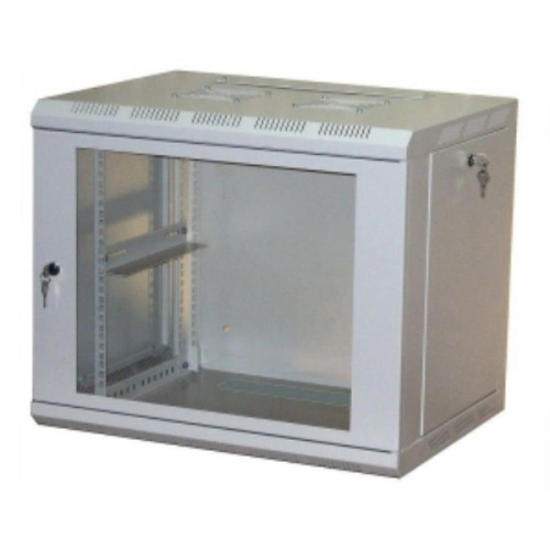 картинка Шкаф настенный 12U серия WM (570х600х635), разборный, серый Netko от магазина Интерком-НН