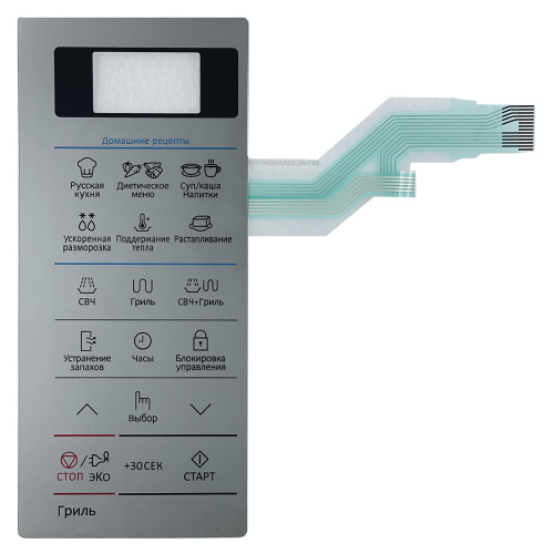 картинка Samsung DE34-00438E сенсорная панель управления для микроволновой печи (СВЧ) GE83KRQS серебристый от магазина Интерком-НН фото 4