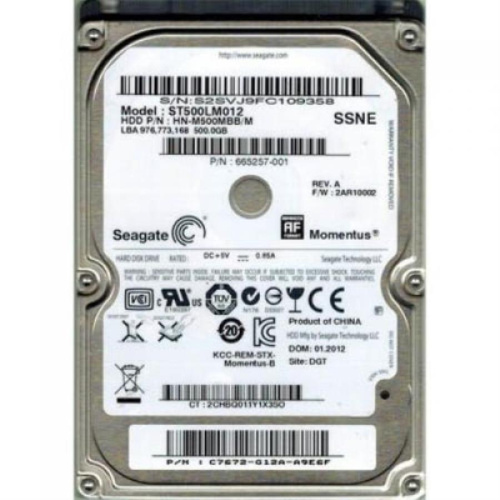 изображение Жесткий диск Seagate 500Gb 8Mb 2.5" SATA-II ST500LM012 магазин Компании Интерком-НН картинка Жесткий диск Seagate 500Gb 8Mb 2.5" SATA-II ST500LM012 от магазина Интерком-НН