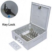 картинка WT-1068B/K Коробка распределительная на 50 пар с замком от магазина Интерком-НН