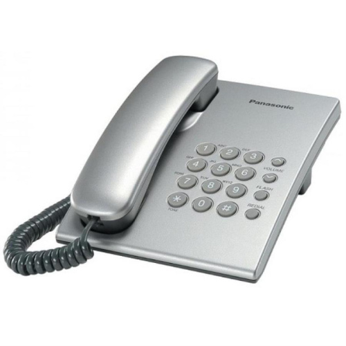 изображение Проводной телефон Panasonic KX-TS2350RUS, цвет серебристый магазин Компании Интерком-НН картинка Panasonic KX-TS2350RUS проводной телефон, цвет серебристый от магазина Интерком-НН