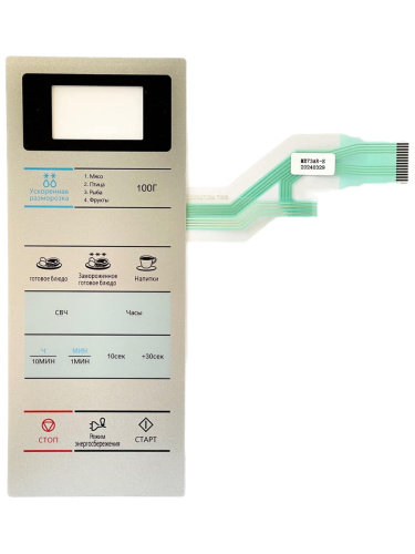 картинка Samsung DE34-00366K сенсорная панель управления для микроволновой печи (СВЧ) ME73AR-S серебристый от магазина Интерком-НН фото 3