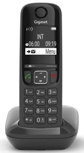 изображение Р/Телефон Dect Gigaset AS690 RUS SYS черный АОН магазин Компании Интерком-НН картинка Р/Телефон Dect Gigaset AS690 RUS SYS черный АОН от магазина Интерком-НН