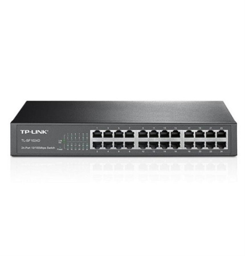 изображение Неуправляемый коммутатор TP-Link TL-SF1024D с 24 портами 10/100 Мбит/с магазин Компании Интерком-НН картинка TP-Link TL-SF1024D неуправляемый коммутатор с 24 портами 10/100 Мбит/с от магазина Интерком-НН