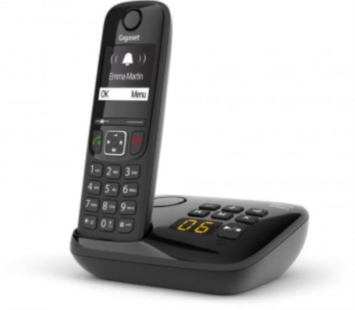 картинка Р/Телефон Dect Gigaset AS690A RUS черный автооветчик АОН от магазина Интерком-НН фото 2