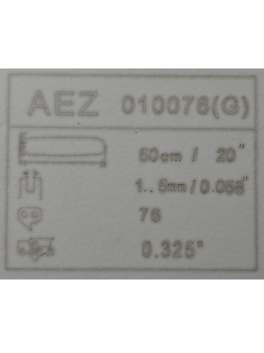 картинка AEZ 010076(G) пильная шина (0,325x1,5мм x 76зуб, 50см) для цепных пил Patriot 20" серия General от магазина Интерком-НН фото 3